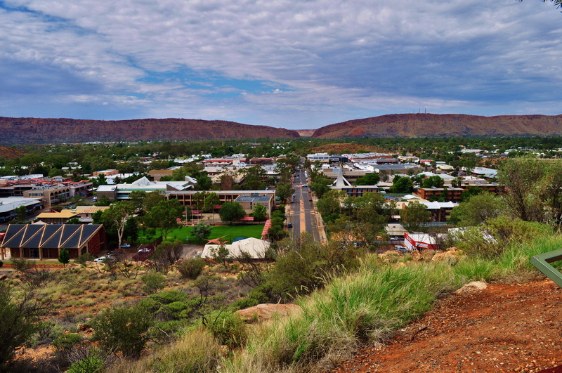 Alice Springs widziane z Anzac Hill_0W czerwonym sercu Australii