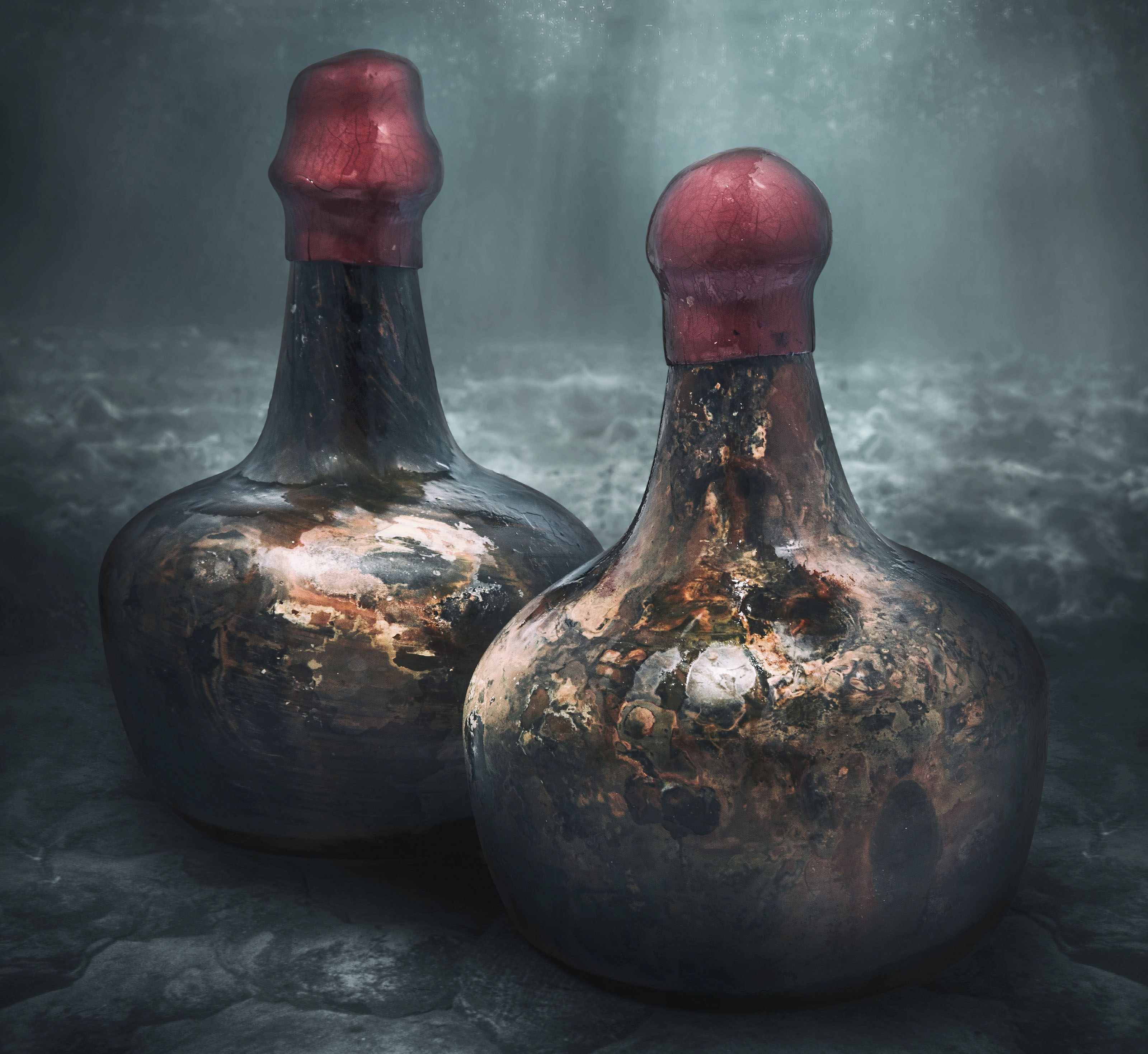 Древние бутылки